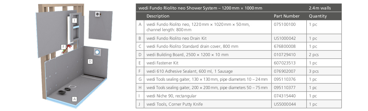 Wedi Corner Putty Knife